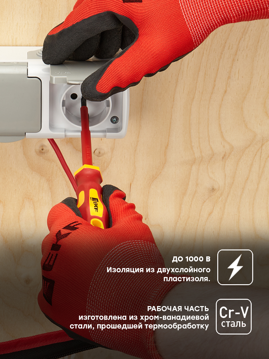 Набор диэлектрических отверток НИО-06 EKF Master купить в интернет ...