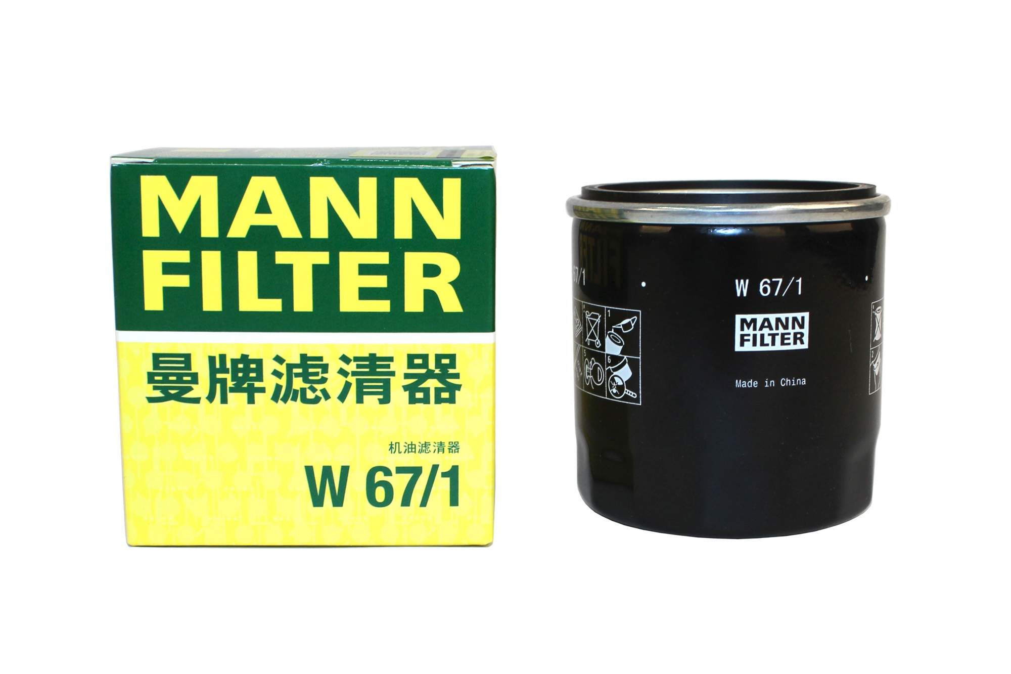Купить фильтр масляный двигателя MANN-FILTER W67/1, цены на Мегамаркет | Артикул: 100022801095
