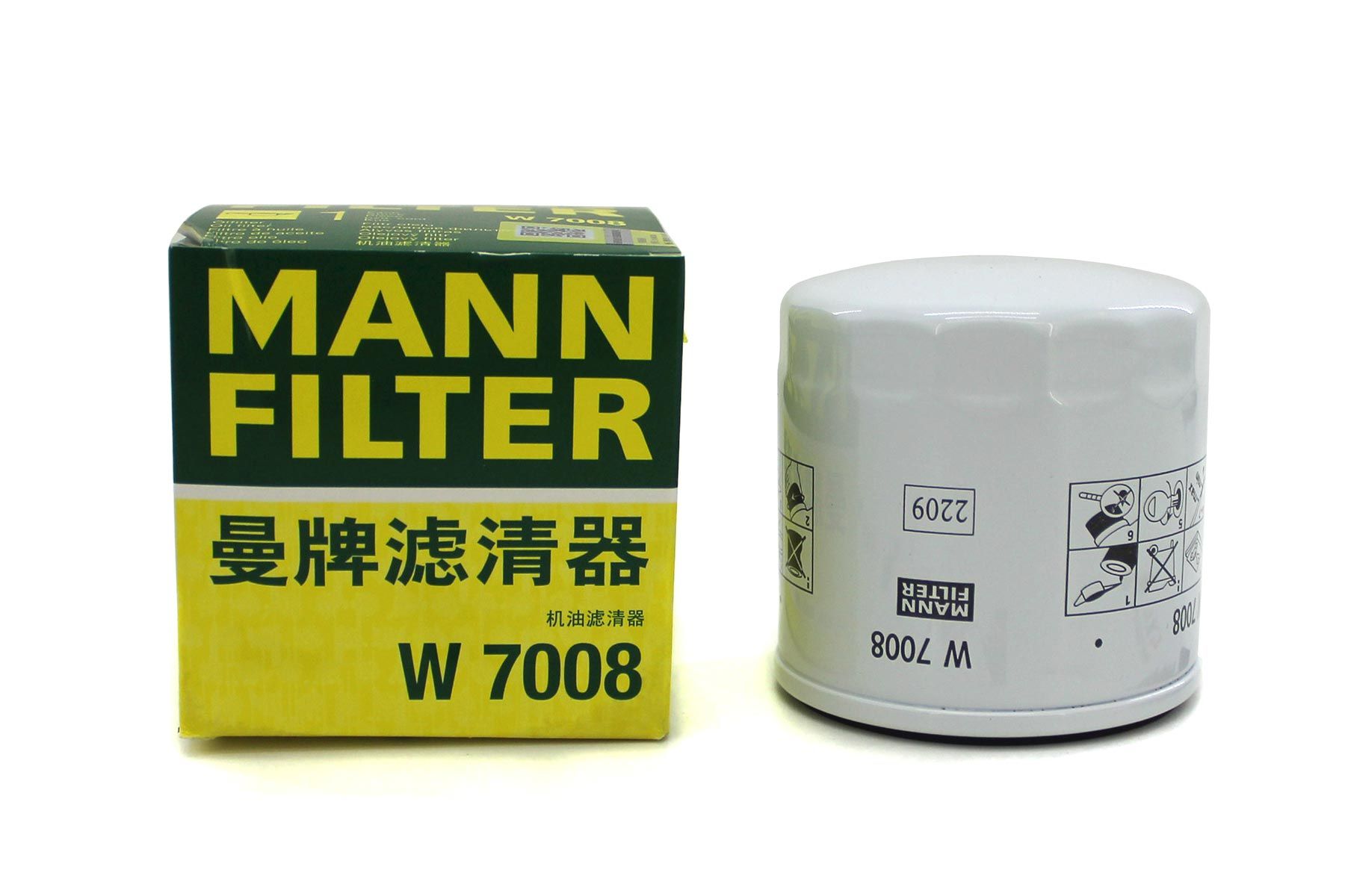 Фильтр масляный двигателя MANN-FILTER W7008 - отзывы покупателей на  Мегамаркет | 100022801094