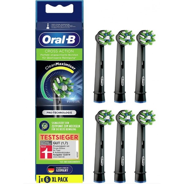 Насадка для электрической зубной щетки Oral-B EB50RB-6 Black, купить в Москве, цены в интернет-магазинах на Мегамаркет