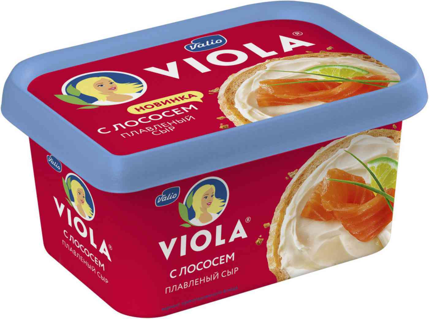 Плавленый сыр Valio Viola с лососем 35% 400 г