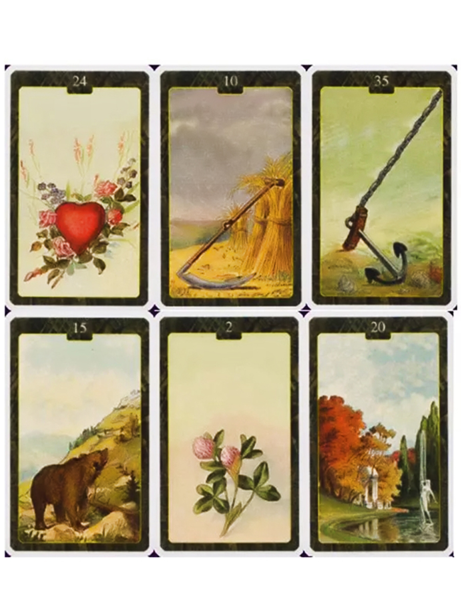 Oracle lenormand. Seventh Sphere Tarot Lenormand.
