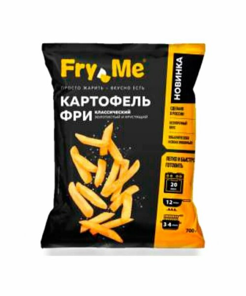 Картофель Fry Me фри классический замороженный 700 г - отзывы покупателей на Мегамаркет | 100029461698