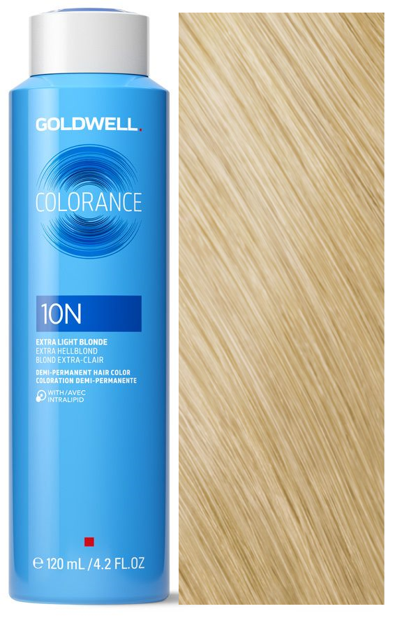 Купить тонирующее средство Goldwell Colorance 10N светлый блондин экстра 120мл, цены на Мегамаркет | Артикул: 100060190488