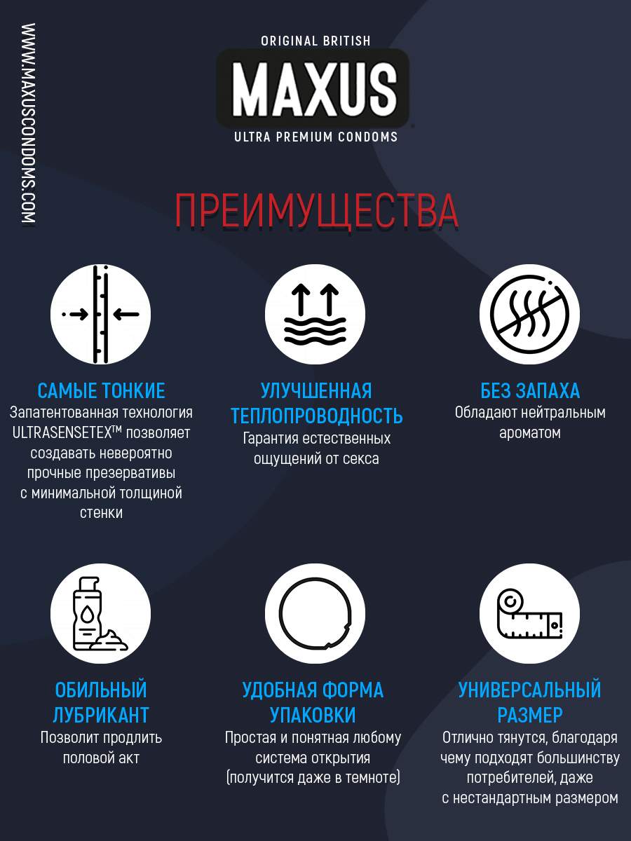 Презервативы MAXUS Экстремально тонкие 003 №3 ж/к - отзывы покупателей на  Мегамаркет