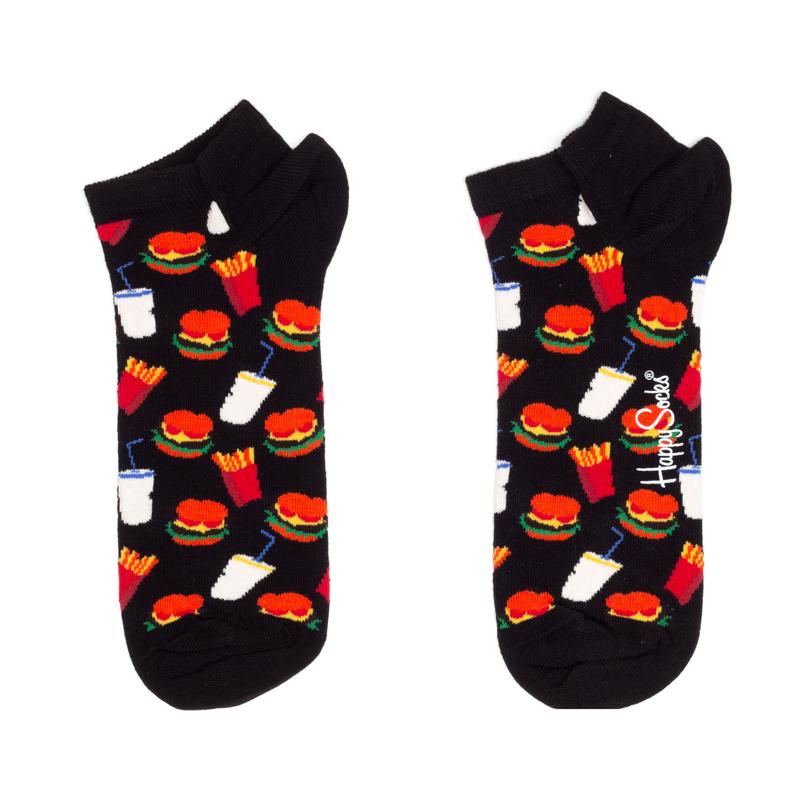 Носки унисекс Happy Socks Happy Socks Low Hamburger разноцветные 36-40