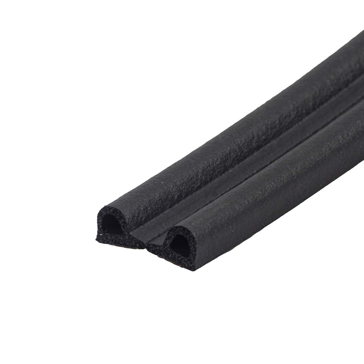 Уплотняющие профили. Уплотняющие профили. 02. 114. Уплотнитель p 9 х 5 мм черный бухта 100 м (1/6) "tech-top".