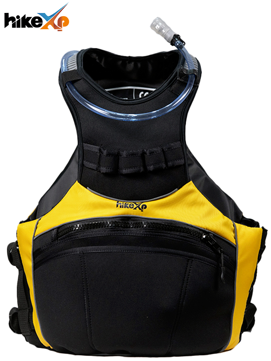 Спасательный жилет hikeXp Hydro Force Yellow S/M - купить в Москве, цены на Мегамаркет | 600014854615