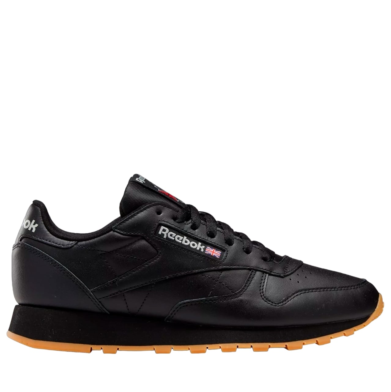 Кроссовки мужские Reebok Classic Leather черные 44.5 EU - купить в Москве, цены на Мегамаркет | 600013094021