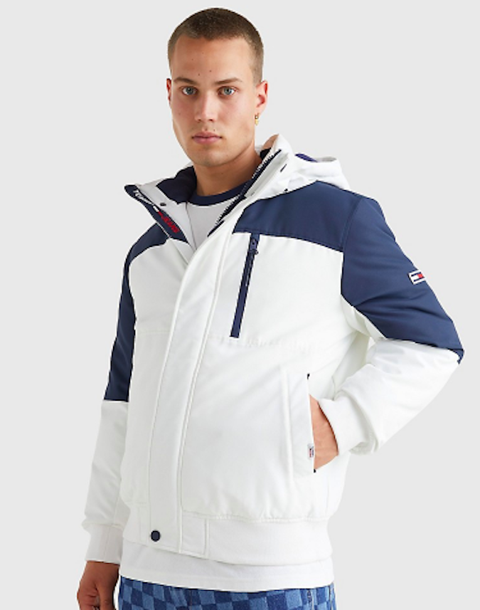 Colorblock tommy deals hilfiger jacket