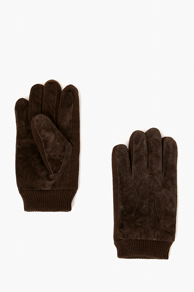 Перчатки мужские Finn Flare FAB21303 темно-коричневые р. 9.5