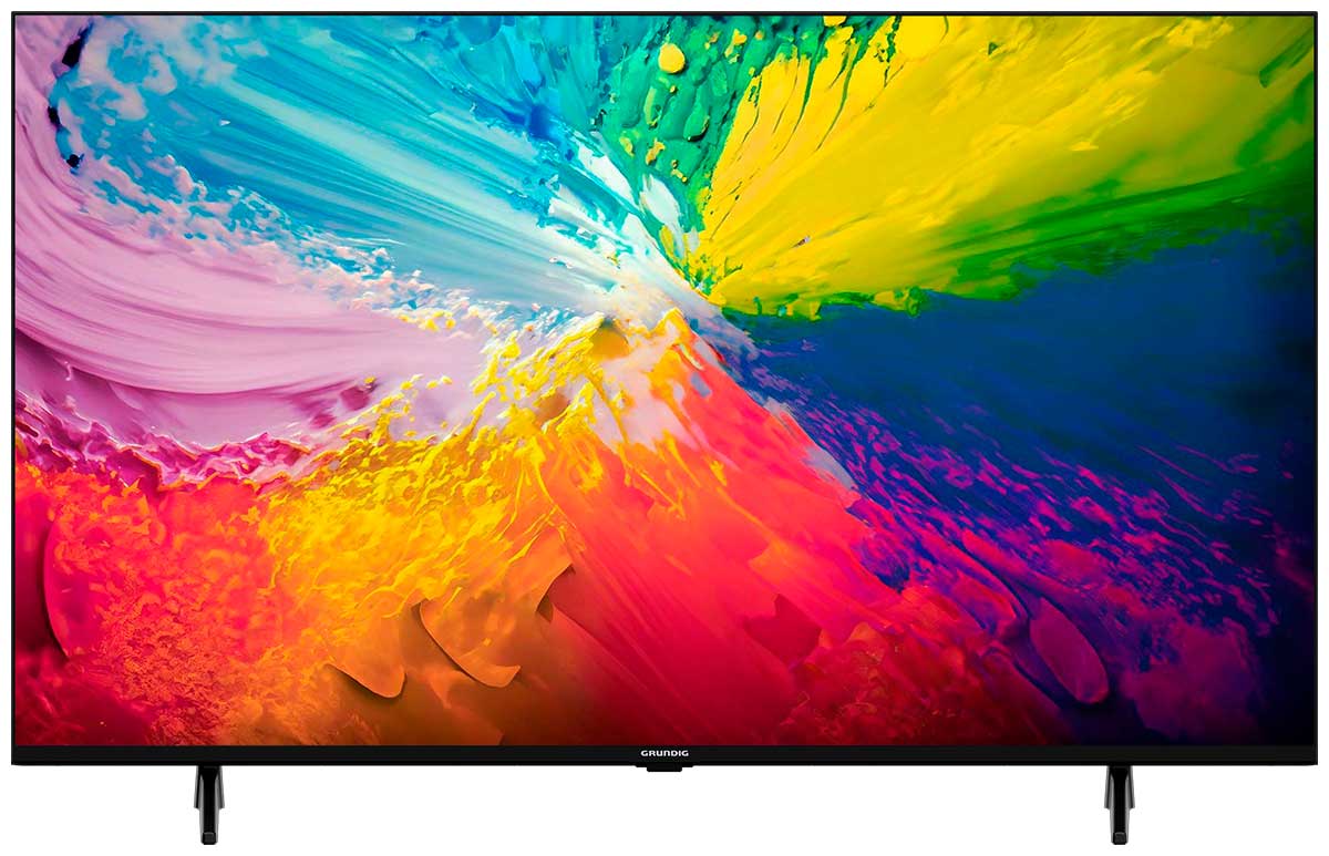 Телевизор Grundig 43 QLED GH 8000, черный, 43"(109 см), UHD 4K, купить в Москве, цены в интернет-магазинах на Мегамаркет