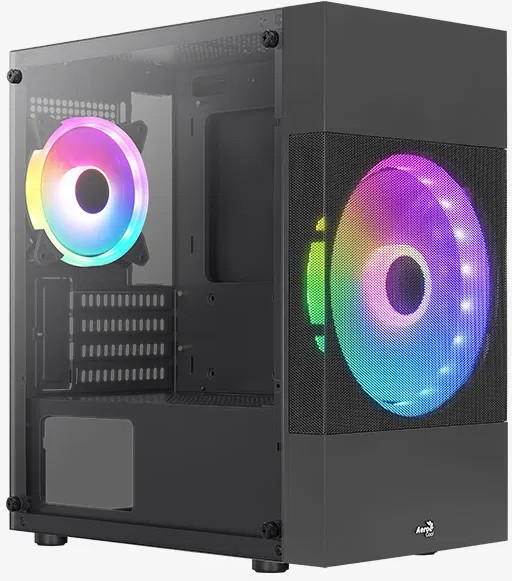 Корпус компьютерный AeroCool Atomic Lite v2 (ACCS-PV33123.11) Black - купить в АМИТ-Проект, цена на Мегамаркет