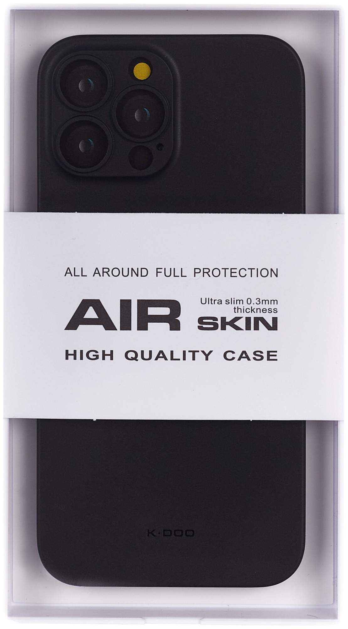 Чехол для iPhone 13 Pro Max "AIR Skin" Черный - купить в Онлайн Бутик, цена на Мегамаркет