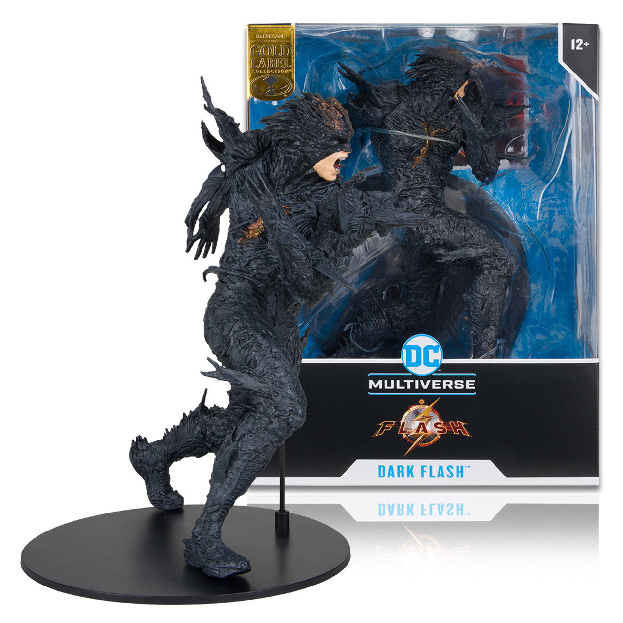 Купить фигурка McFarlane Toys Dark Flash The Flash Movie Gold Label 27 см MF15534, цены на Мегамаркет