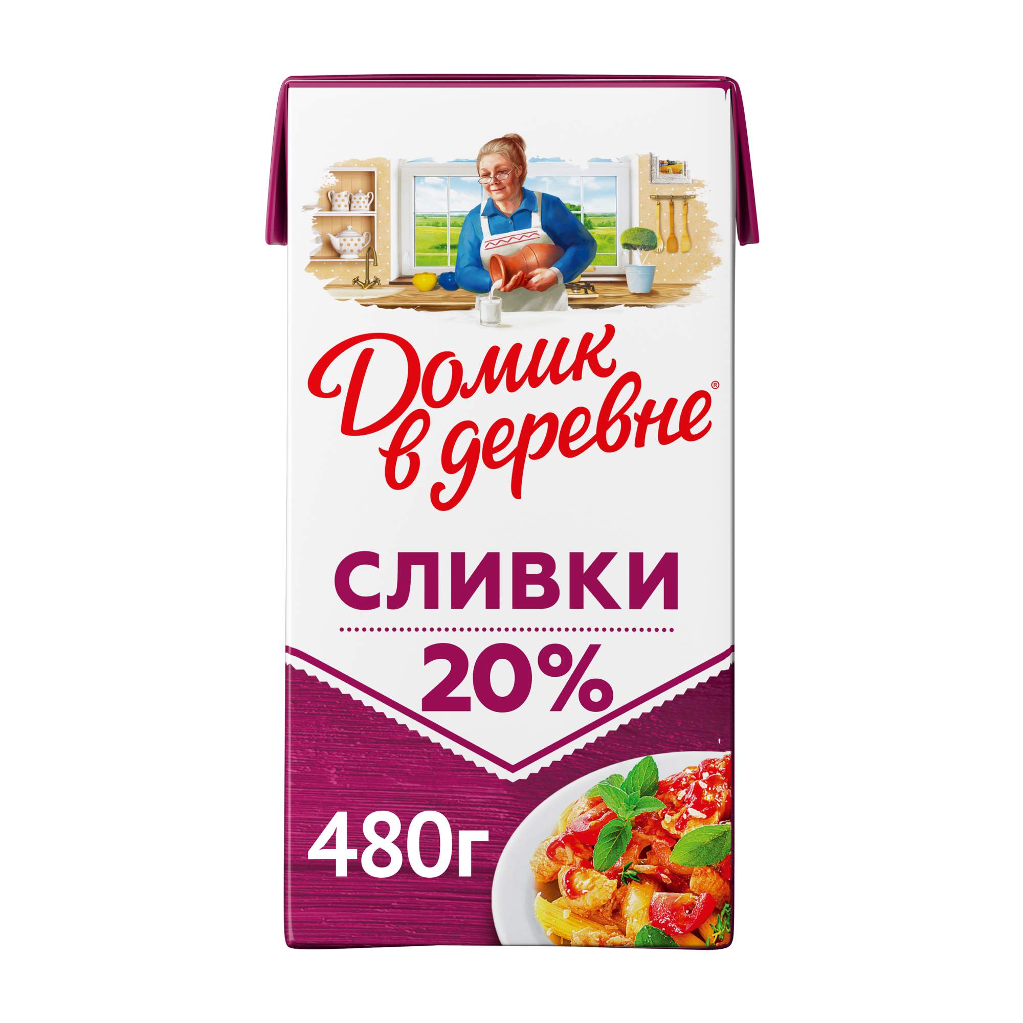 Сливки Домик в деревне 20% 480 г - отзывы покупателей на Мегамаркет |  100023697618