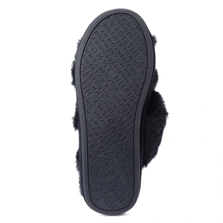 Женские тапочки TOMMY HILFIGER TOMMY FURRY HOME SLIPPER цв. темно-серый 35-36 EU