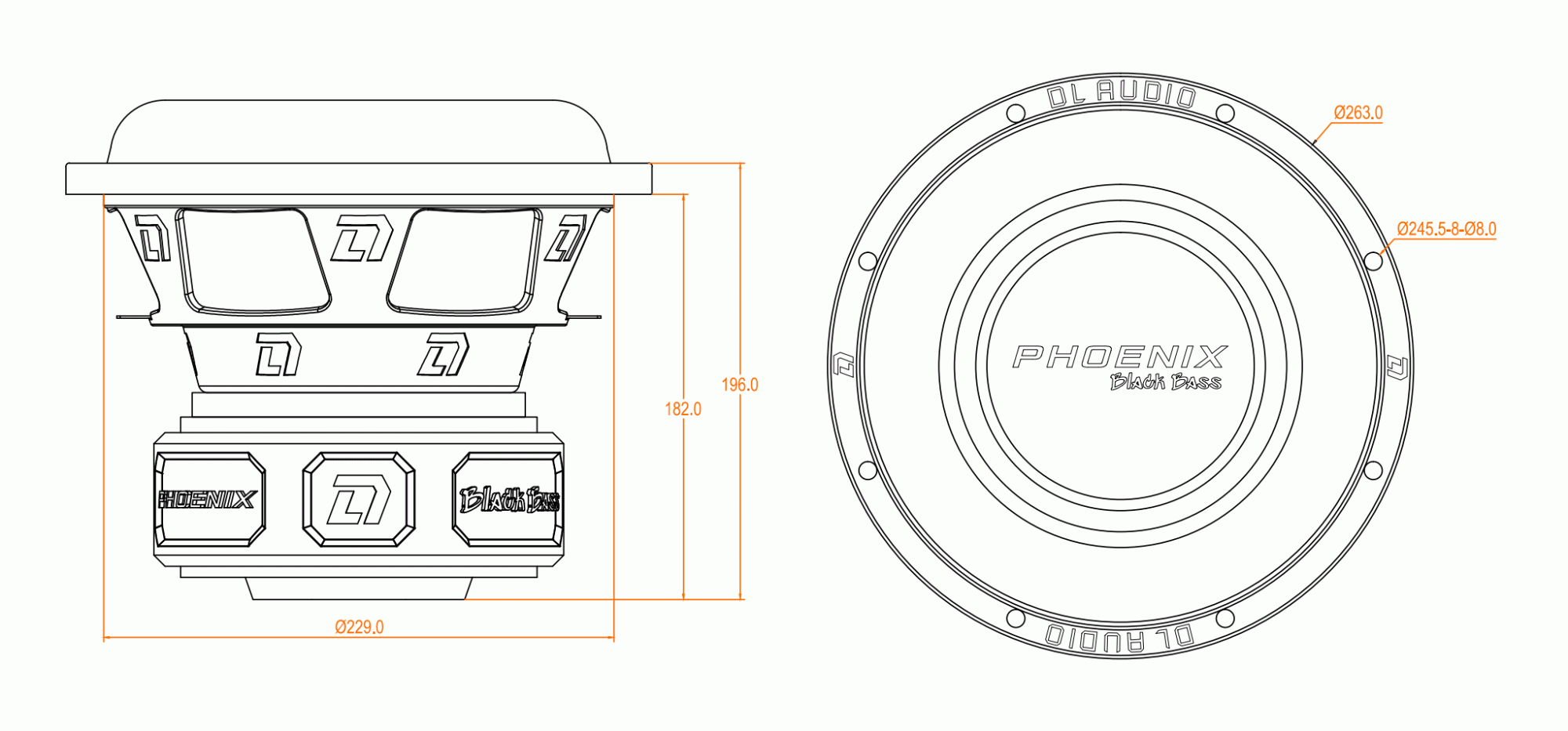 Dl audio phoenix 10 короб