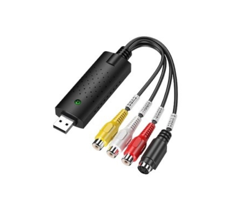 Устройство видеозахвата DVR аналогового видеосигнала EasyCAP USB 2, купить в Москве, цены в интернет-магазинах на Мегамаркет