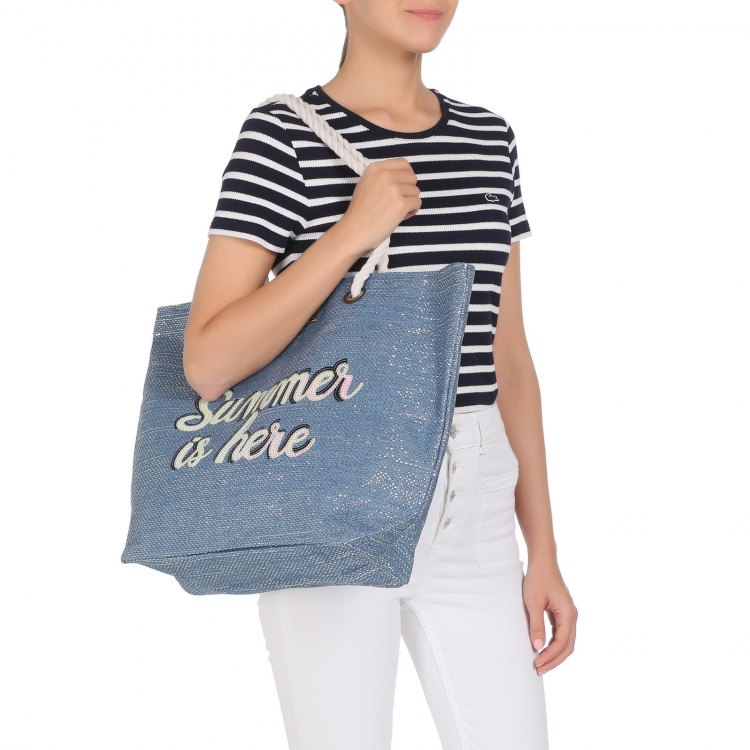 Пляжная сумка женская Les Tropeziennes CIB 11 синяя