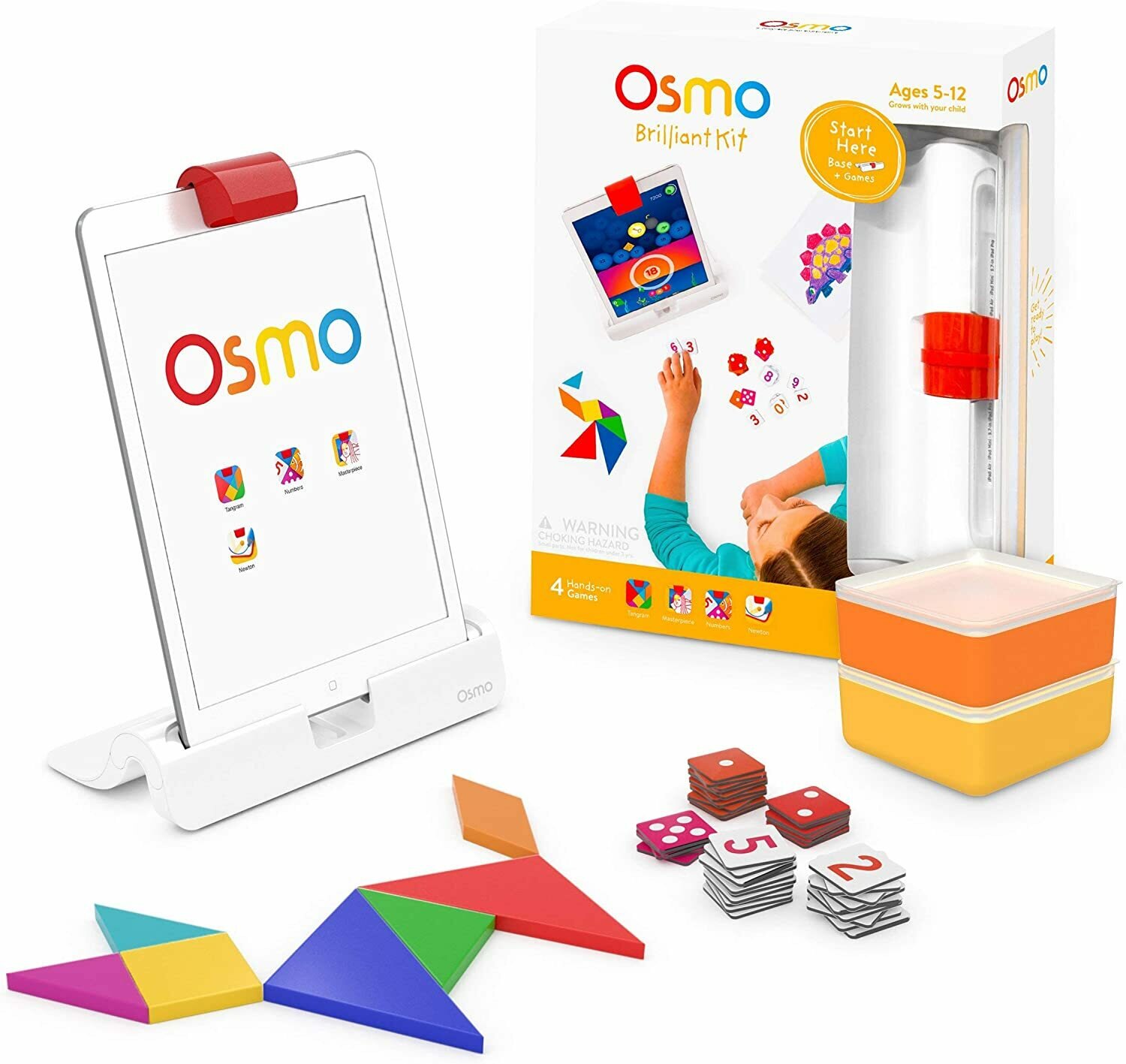 Игровая система Osmo BRILLIANT KIT для развлечений и развития детей for  Ipad 4 в 1 – купить в Москве, цены в интернет-магазинах на Мегамаркет