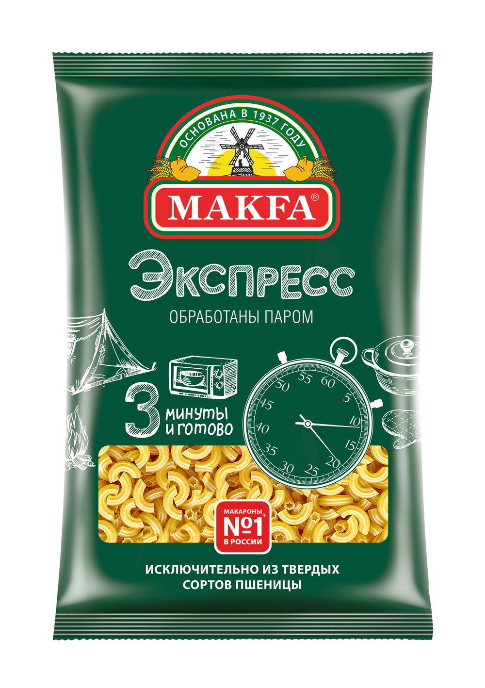 Макаронные изделия Makfa Рожки 400 г - купить в Мегамаркет Москва Пушкино, цена на Мегамаркет