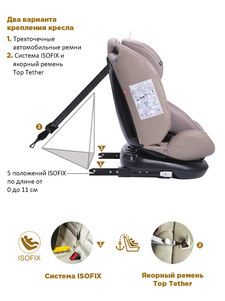 Купить удерживающее устройство для детей Babycare Shelter ISOFIX, гр.  0+/I/II/III Светло-корич, цены на Мегамаркет | Артикул: 600012604075