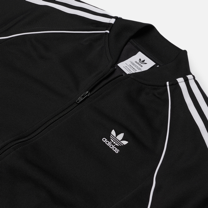 Олимпийка мужская Adidas GF0198 черная M - купить в Москве, цены на Мегамаркет
