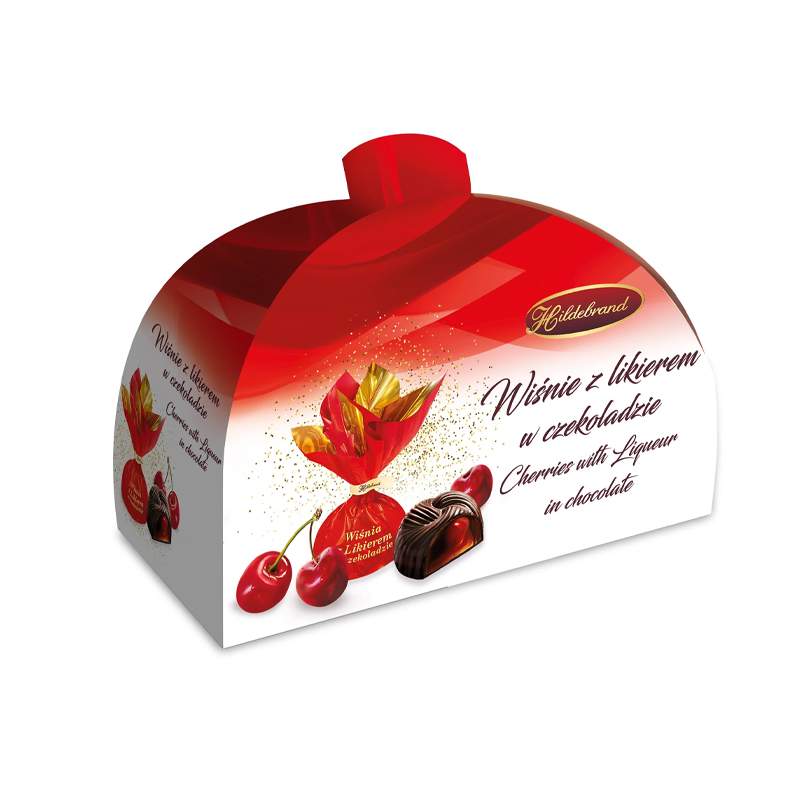Конфеты шоколадные Hildebrand вишня с ликером 220 г