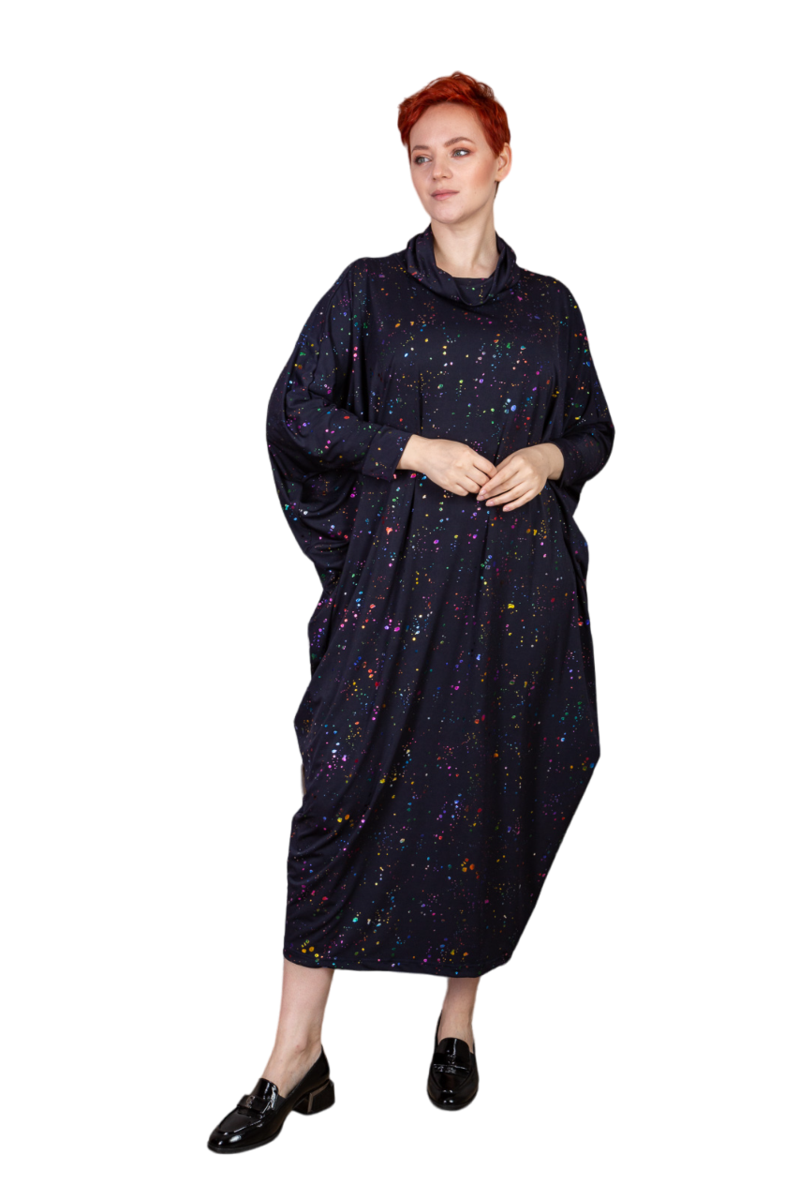 Комплект одежды для кошечки Ли-Ли 27 см Платье Космос BUDI BASA OLK27-086