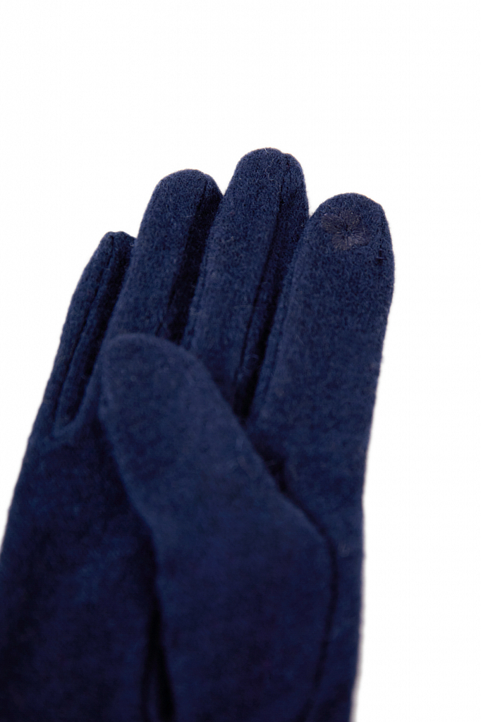 Перчатки женские Finn Flare A20-11318 темно-синие р. 7