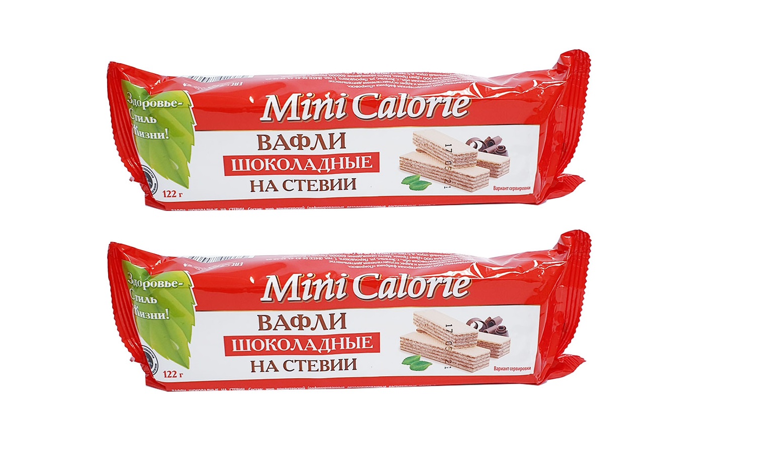 Купить вафли Mini Calorie Шоколадные на стевии 122 г, 2 шт, цены на  Мегамаркет | Артикул: 600012360899