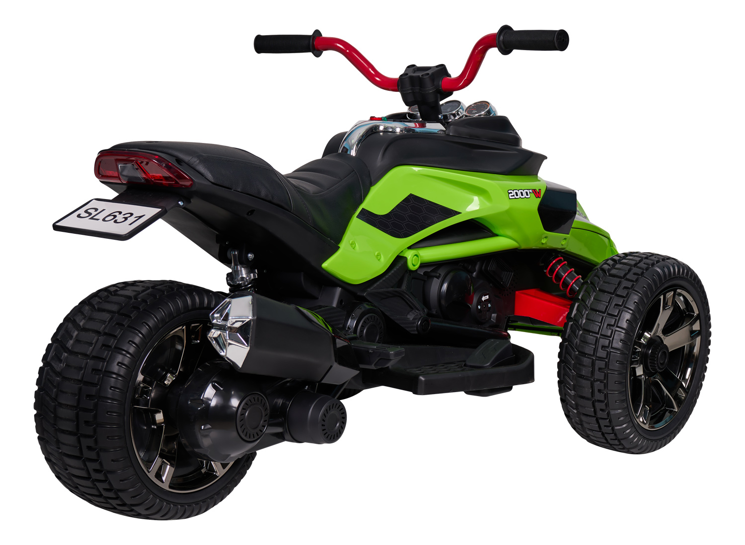 Детский электромотоцикл трицикл Moto yhi7375 красный Toyland