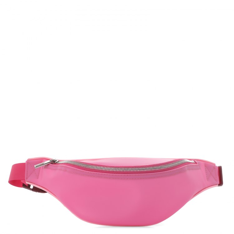 Поясная сумка женская Calzetti TRANSPARENT BELT BAG NEW матовая розовая