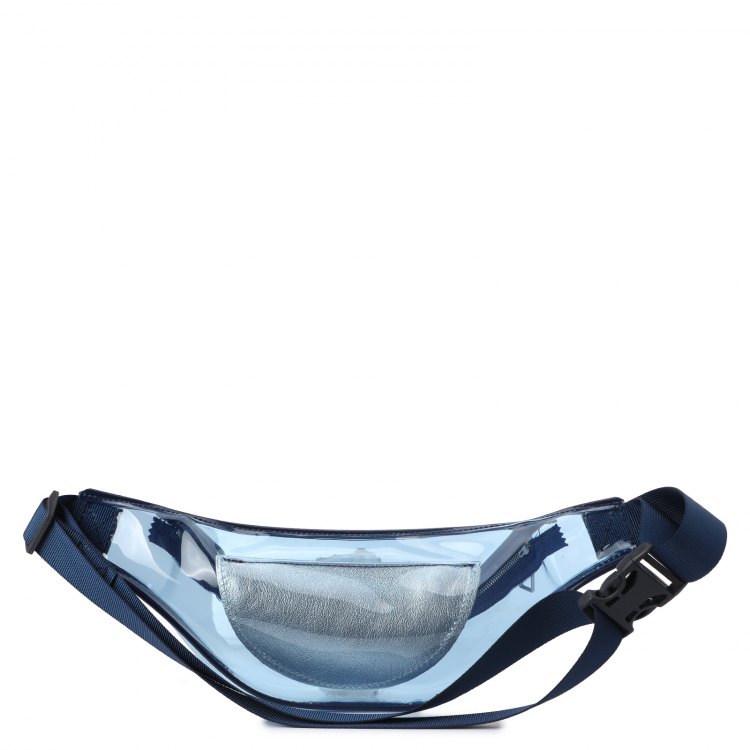 Поясная сумка женская Calzetti TRANSPARENT BELT BAG NEW, синий
