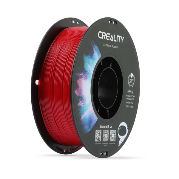 Катушка пластика Creality CR-PETG, красный 1,75 мм 1кг для 3D принтеров - купить в Марвел, цена на Мегамаркет