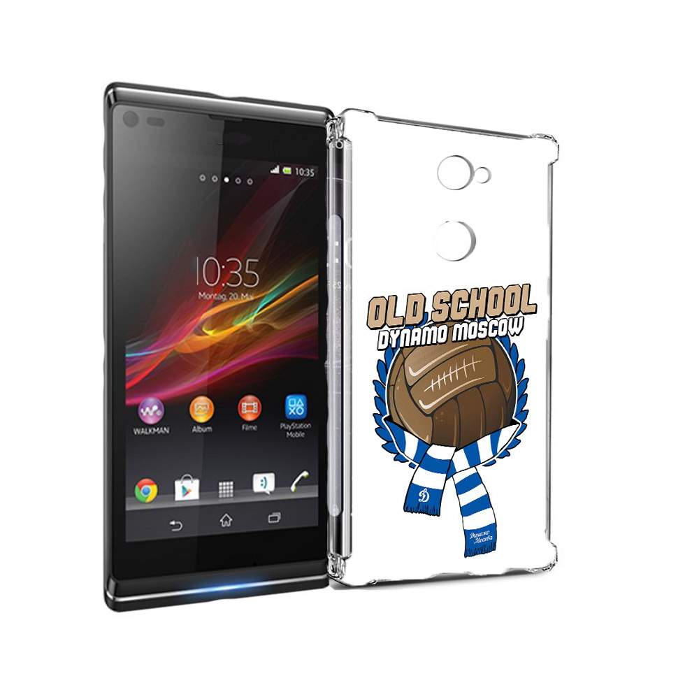 Чехол MyPads Tocco для Sony Xperia L2 ФК Динамо олд скул (PT99662.233.176)  – купить в Москве, цены в интернет-магазинах на Мегамаркет