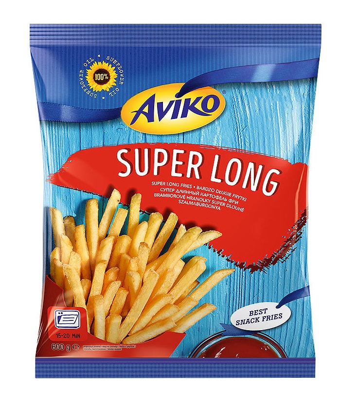 Картофель фри Aviko Super Long для духовой печи 0,6 кг