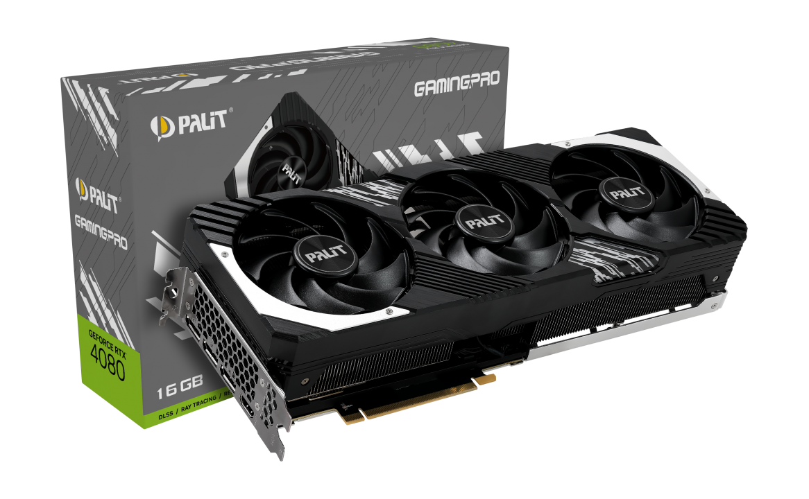 Видеокарта Palit RTX4080 Gamingpro 16GB [NED4080019T2-1032A] - купить в Lime Store, цена на Мегамаркет