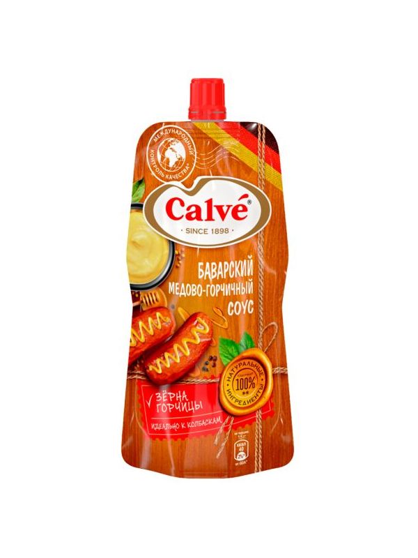 Кетчуп Calve Баварский + Соус Calve медово-горчичный 580 г