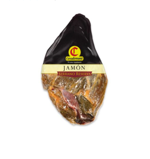 Купить хамон Casademont Jamon Serrano свиной сыровяленый, цены на Мегамаркет | Артикул: 100060224678