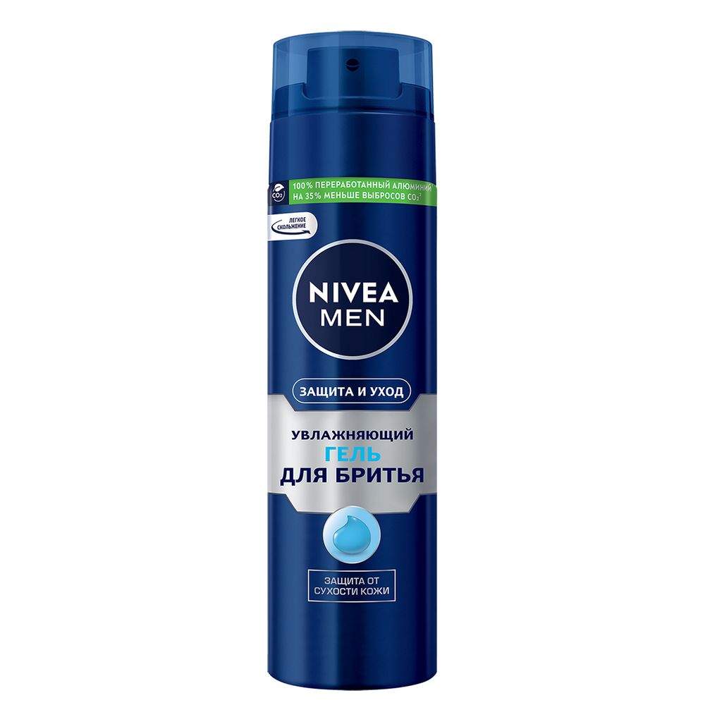 Гель для бритья nivea for men увлажняющий 200 мл