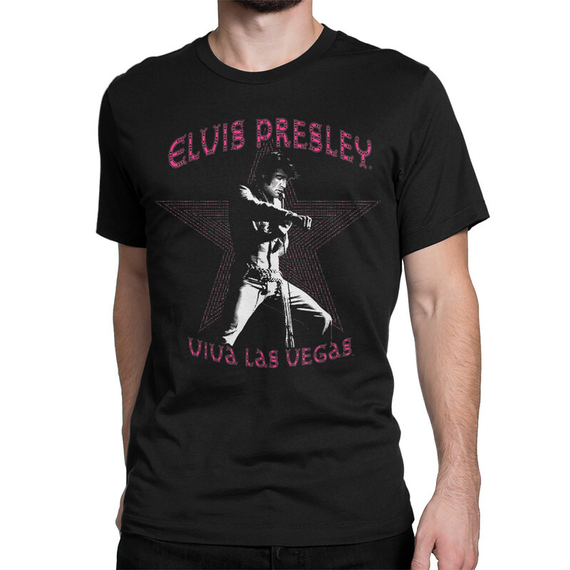Футболка мужская Dream Shirts Элвис Пресли - Viva Las Vegas 556005222 черная 2XL
