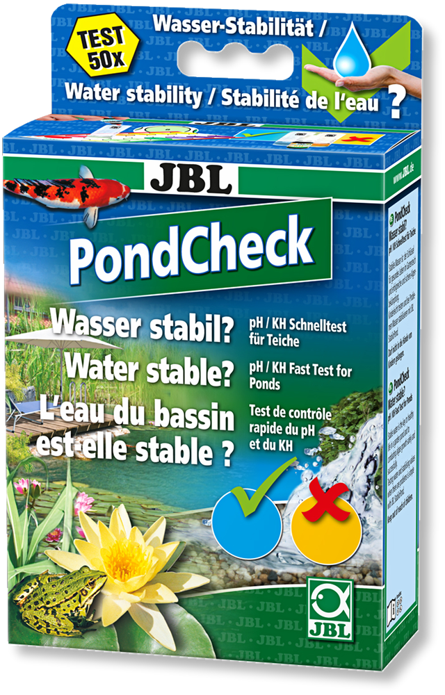 Тест JBL PondCheck pH и KH,  для использования в пруду