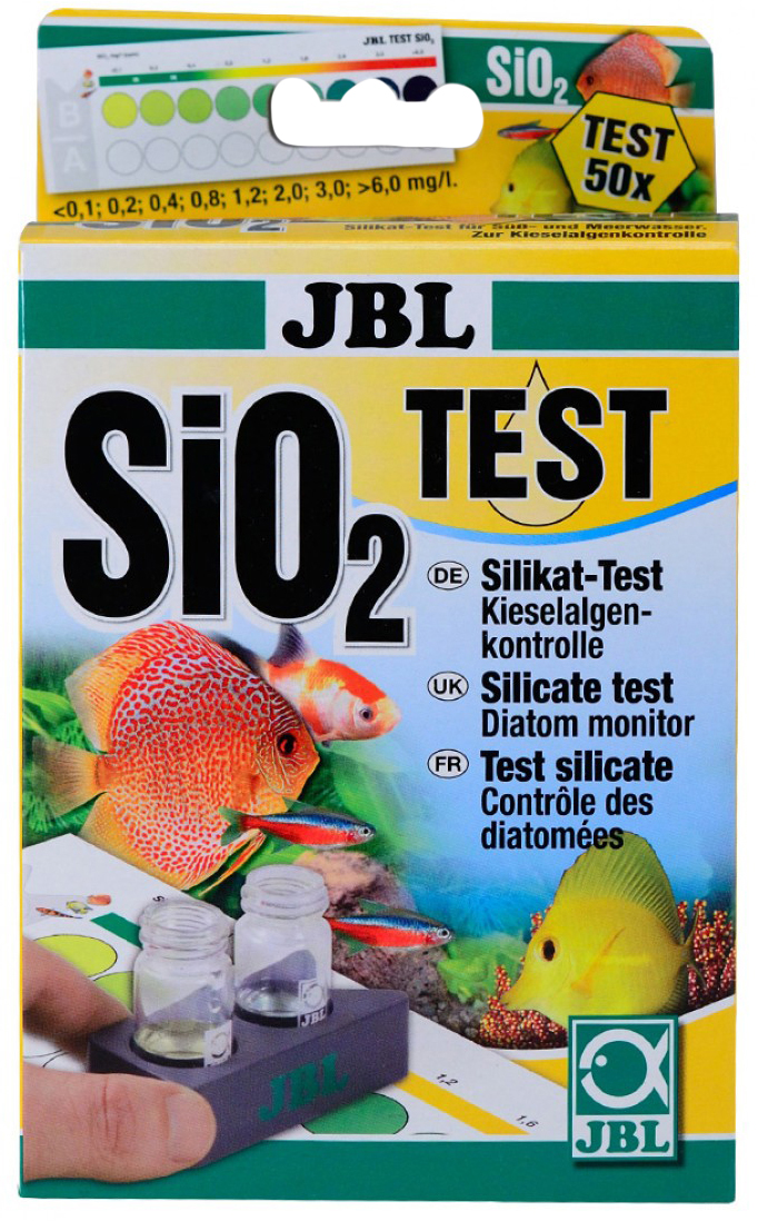 Тест JBL ProAquaTest SiO2 для использования в морской воде, в пресной воде