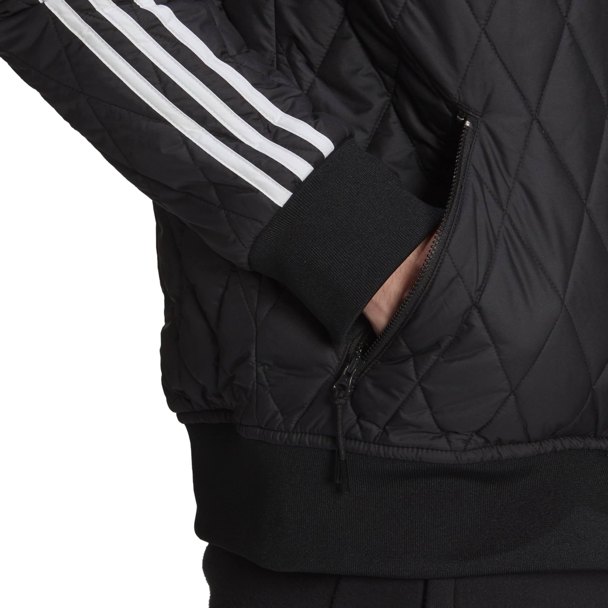 Adidas originals sst 2024 quilted bomber jacket