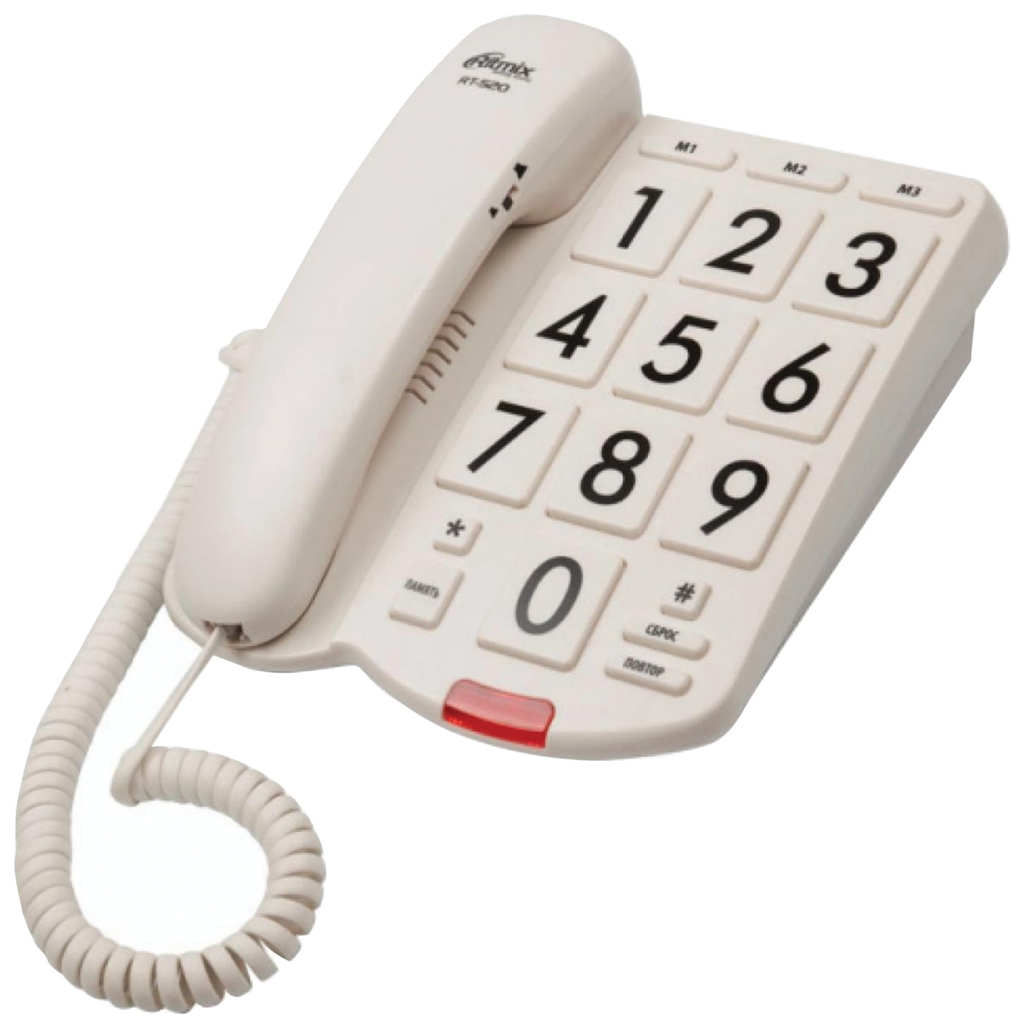 Домашний телефон Ritmix RT-520 white