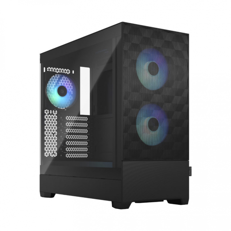 Корпус компьютерный Fractal Design PoP Air RGB Black TG (FD-C-POR1A-06) Black, купить в Москве, цены в интернет-магазинах на Мегамаркет