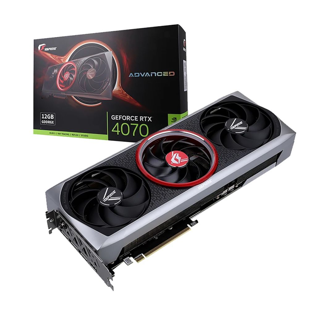 Видеокарта Colorful RTX4070 Advanced OC-V 12GB - купить в Lime Store, цена на Мегамаркет