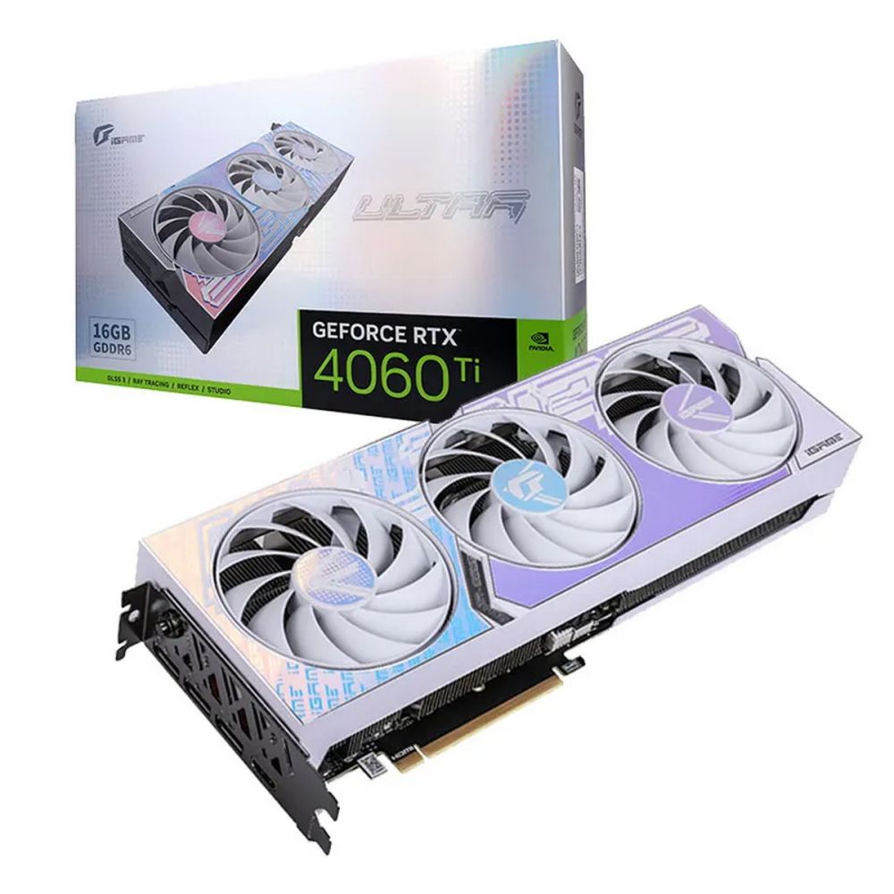 Видеокарта Colorful RTX4060Ti Ultra W OC 16GB-V, купить в Москве, цены в интернет-магазинах на Мегамаркет